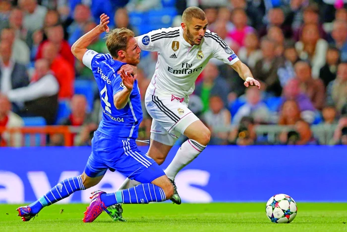 Karim Benzema (în alb). FOTO: AP
