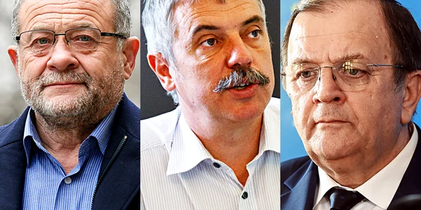 Dumitru Buzatu, Tamas Sandor, Gheorghe Flutur. FOTO Mediafax Foto