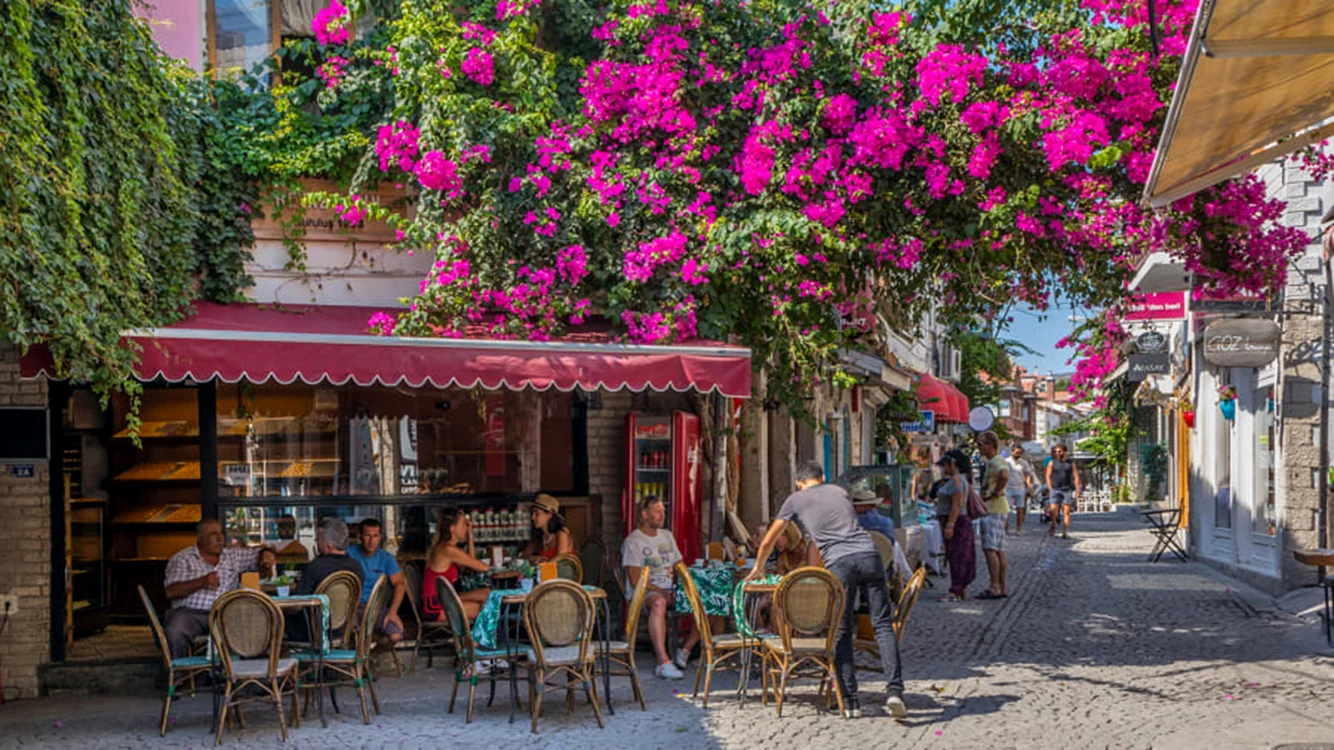 Alacati, sat în Turcia. Foto: X