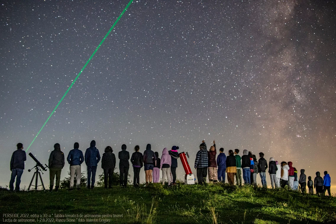 Perseide - ploaia de meteori. FOTO Valentin Grigore