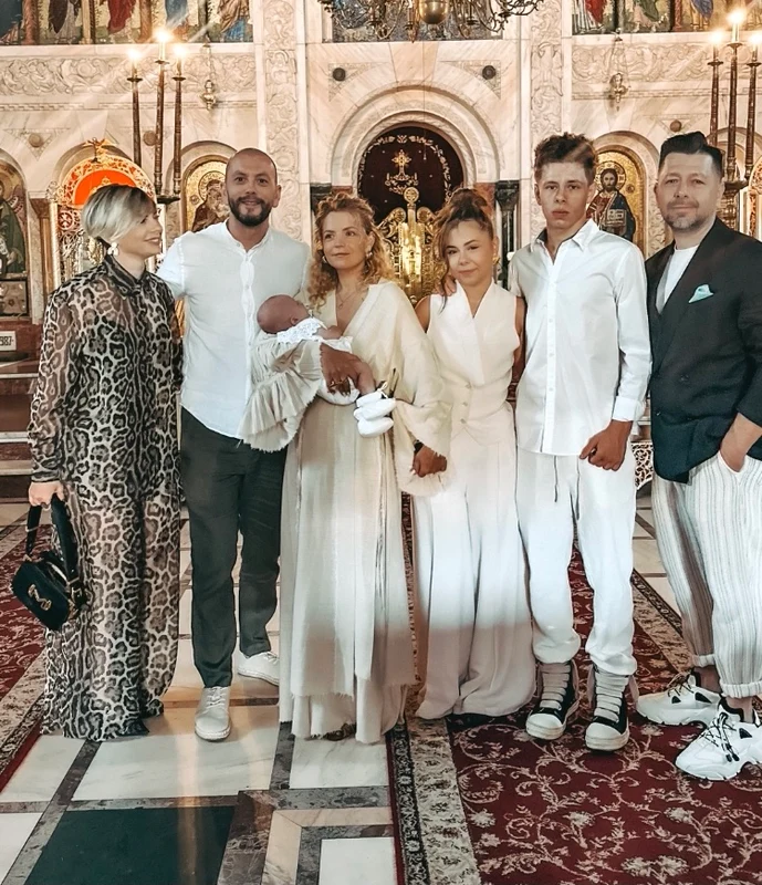 Victoria Răileanu a botezat-o pe micuța Maria Foto: Instagram 