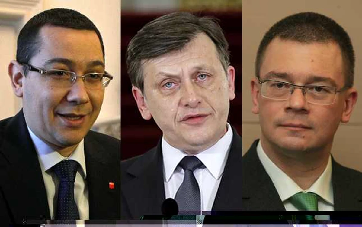 Victor Ponta, Crin Antonescu, Mihai Răzvan Ungureanu