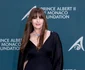 Monica Bellucci la gala prezidată de Prințul Albert de Monaco.