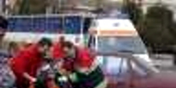 Șoferul din Cielo, Cornel Șandor, a suferit contuzii la cap și a fost transportat la spital