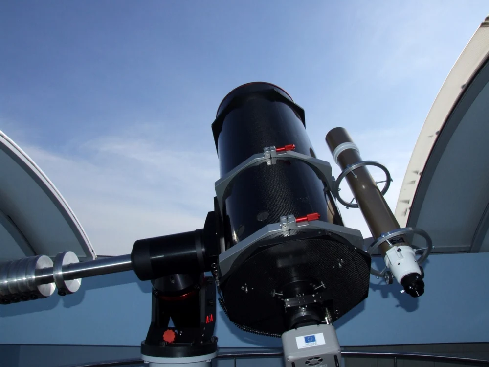 Unul dintre telescoapele de la Galaţi Foto: Observatorul Astronomic de la Galaţi