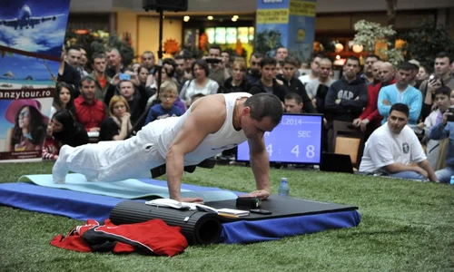 Adrian Petre aşteaptă omologarea noului record  (Foto: Raul Ştef/Mediafax) jpeg