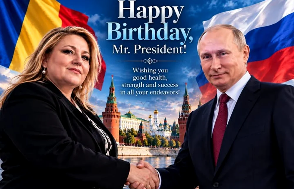 Imaginea generată de AI postată de Diana Șoșoacă