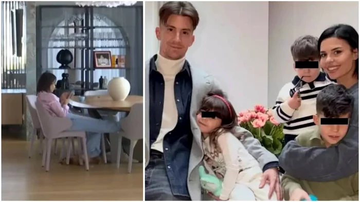 Andreea Popescu și Rareș Cojoc au 3 copii - Foto: colaj Click!