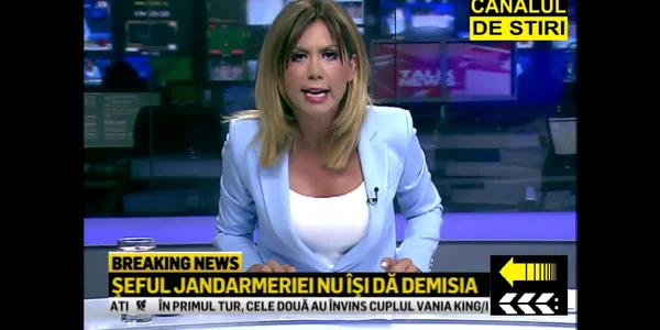 Denise Rifai la Realitatea tv Sursa captură tv