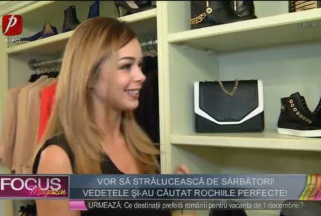 Ioana Petric a pus ochii pe o pereche de botine albastre