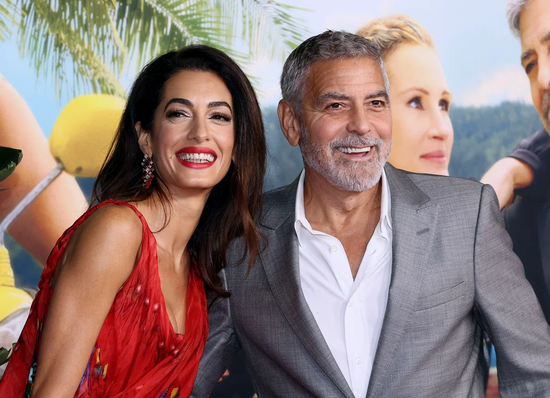 Amal și George Clooney, Getty