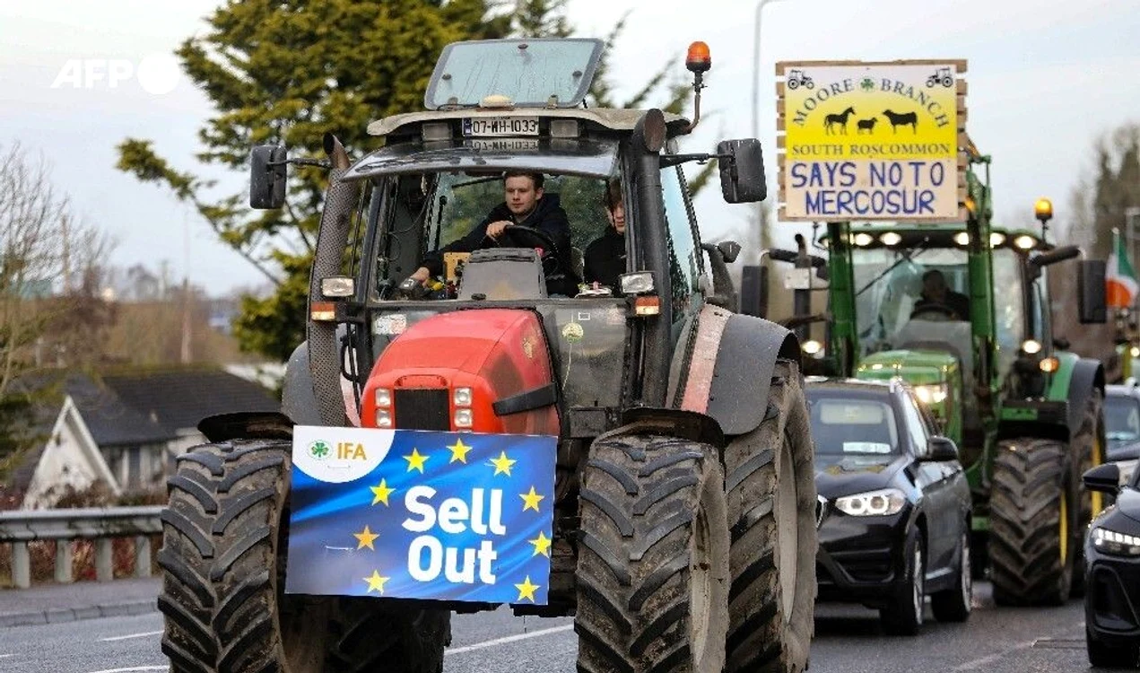 Proteste acord Mercosur FOTO: AFP