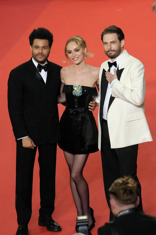 The Weeknd, Lily-Rose Depp și Sam Levinson, la Cannes Foto Profimedia 0778317275 jpg