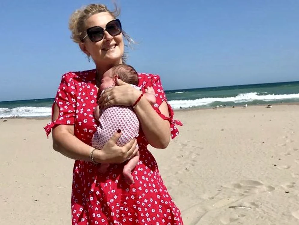 Sandra Stoicescu a fost la munte cu micuța Sarafoto: arhiva personală