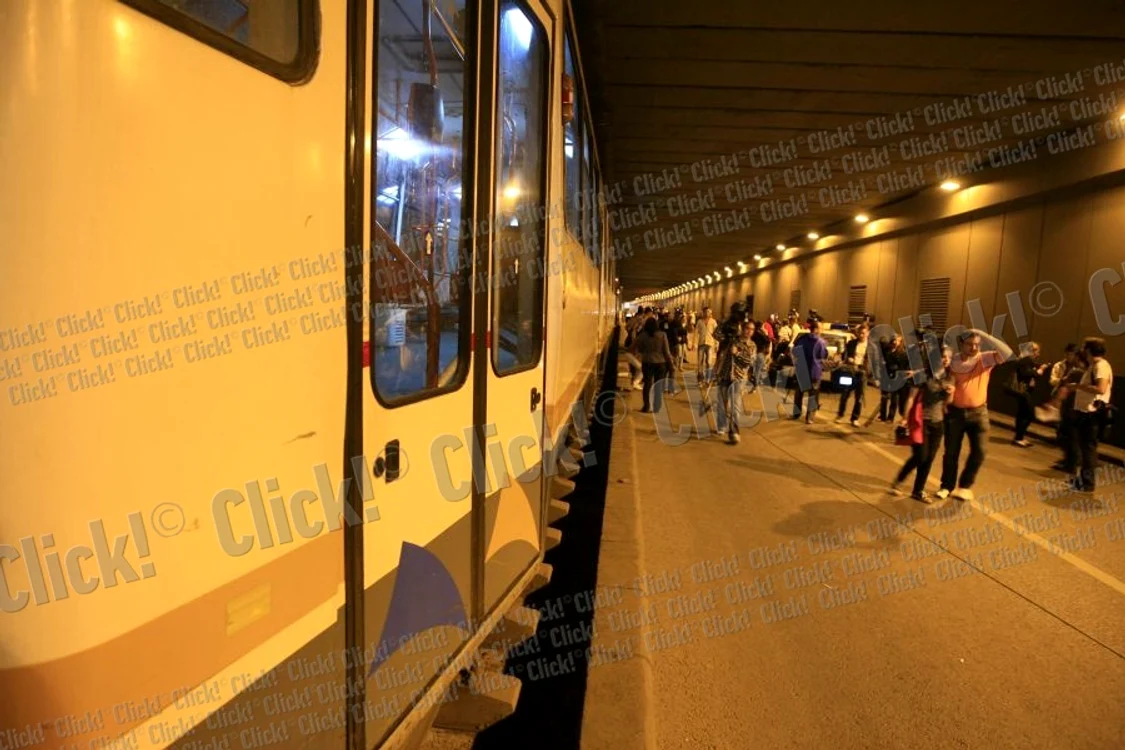 În accidentul de la pasajul Lujerului au fost implicate 4 tramvaie