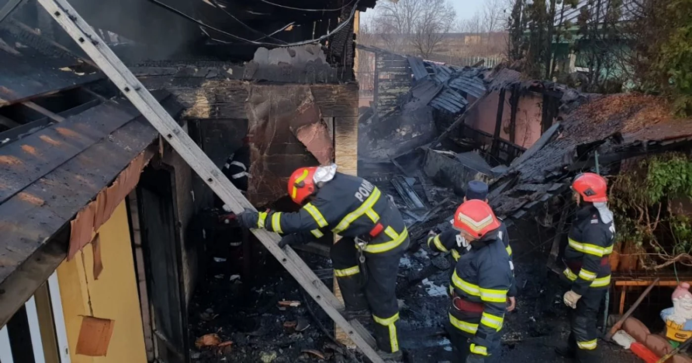 Incendiu magazin