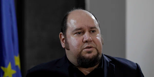Declarații de presă susținute de președintele Daniel Grădinaru și Daniel Horodniceanu, vicepreședinte, la finalul ședinței de constituire a noului CSM, în București. FOTO Inquam Photos / Octav Ganea