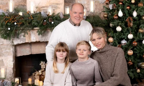 Charlene, Albert și gemenii, Foto Palatul Princiar jpg