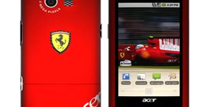 Acer a lansat împreună cu Ferrari un nou model smartphone