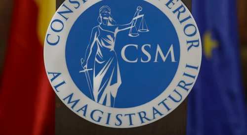 Declarații de presă susținute de președintele Daniel Grădinaru și Daniel Horodniceanu, vicepreședinte, la finalul ședinței de constituire a noului CSM, în București. FOTO Inquam Photos / Octav Ganea