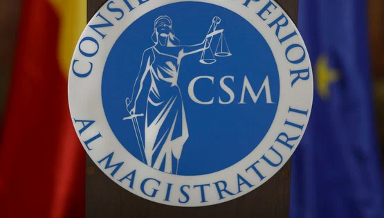 Declarații de presă susținute de președintele Daniel Grădinaru și Daniel Horodniceanu, vicepreședinte, la finalul ședinței de constituire a noului CSM, în București. FOTO Inquam Photos / Octav Ganea