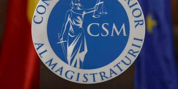 Declarații de presă susținute de președintele Daniel Grădinaru și Daniel Horodniceanu, vicepreședinte, la finalul ședinței de constituire a noului CSM, în București. FOTO Inquam Photos / Octav Ganea