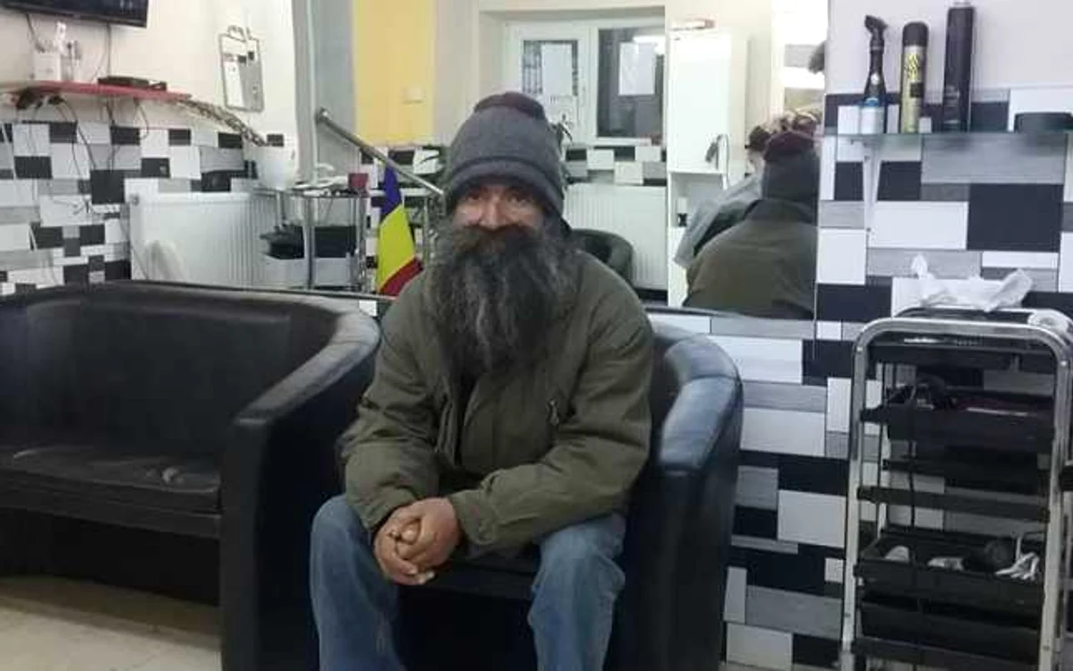 Arpi nu se mai bărbierise de 5 ani FOTO Ştefan Cojocnean