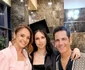 Violeta și-a strâns ambii părinți în brațe, pe Andreea Marin și Ștefan Bănică JR