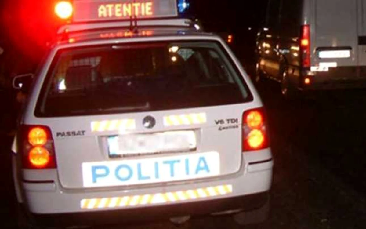Traficul în zonă a fost blocat mai bine de o oră. Foto Adevărul