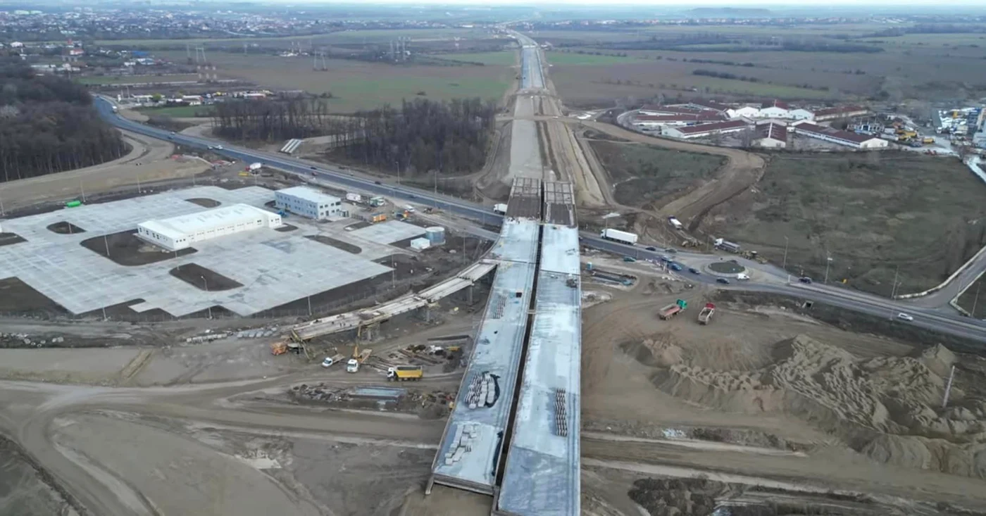 Şantierul Autostrăzii de Centură Bucureşti Sud, Foto: Facebook Ionel Scrioşteanu