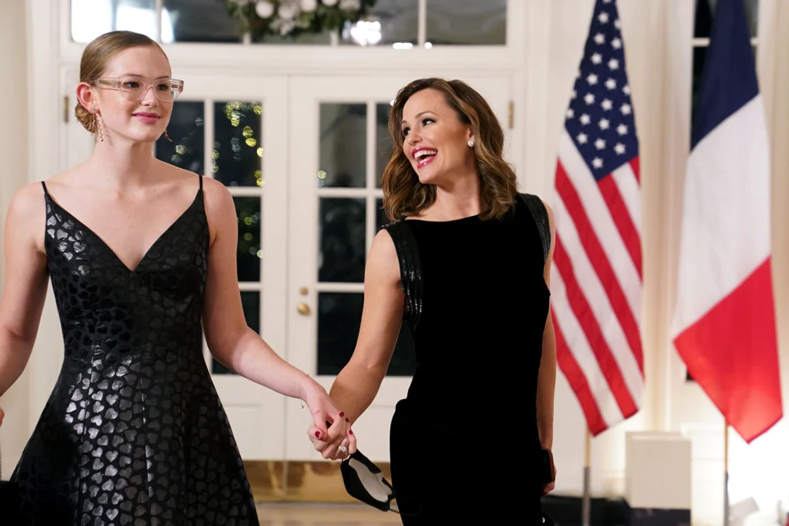 Violet, fiica lui Ben Affleck si a lUi Jennifer Garner, la dineul de stat de la Casa Alba GettyImages 1446123513 jpg