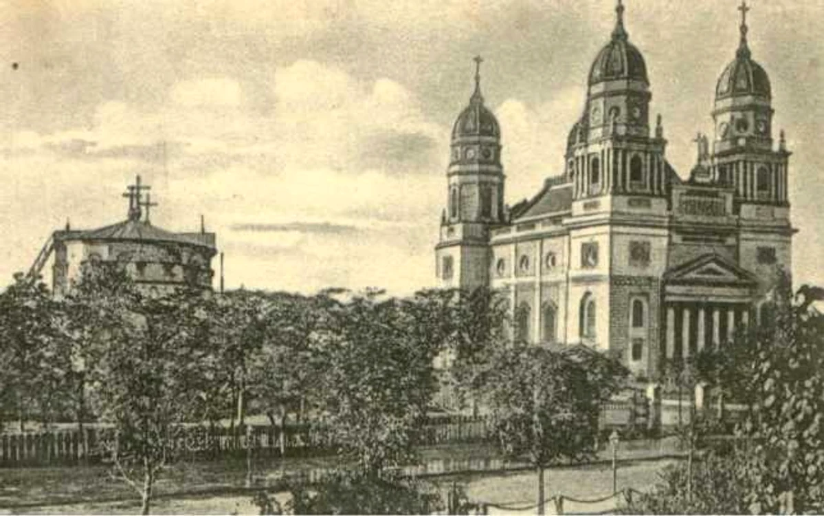 Mitropolia din Iaşi, într-o litografie de la sfârşitul secolului al XIX-lea