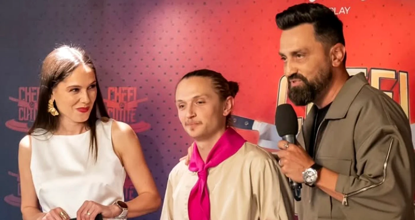 Claudiu Gherguț, cuțitul de aur al lui chef Orlando Zaharia foto: Instagram 