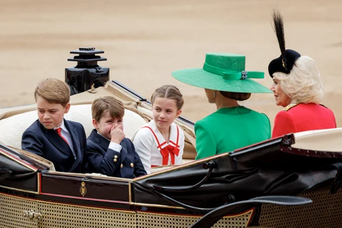 Prințul Louis la parada Trooping the Colour