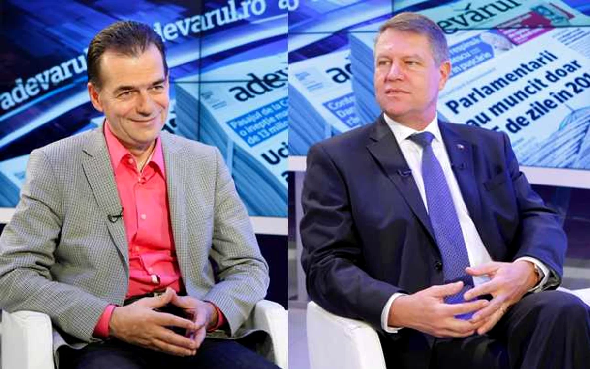 Ludovic Orban şi Klaus Iohannis FOTO Eduard Enea