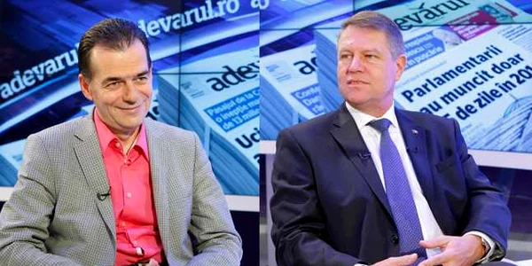 Ludovic Orban Klaus Iohannis colaj foto Eduard Enea