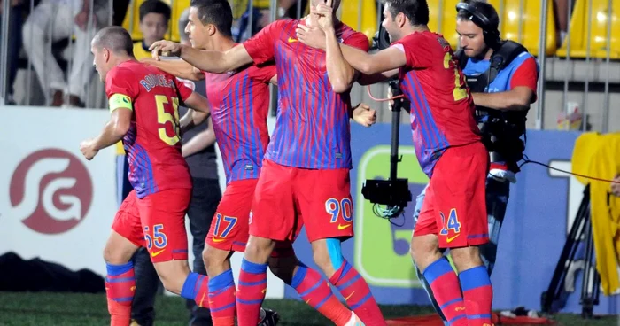 Steaua are şanse reale la câştigarea titilului Ligii I. FOTO Mediafax