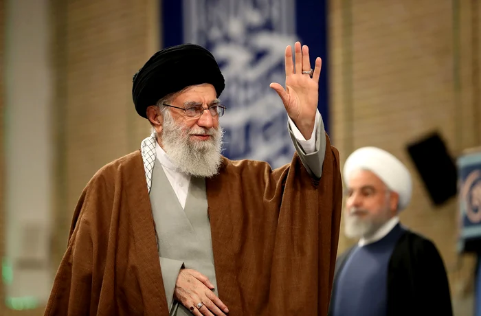 Liderul suprem iranian, ayatollahul Ali Khamenei, s-a refugiat într-un buncăr FOTO: Profimedia