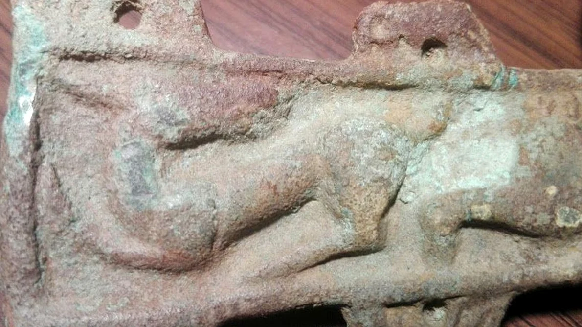 Obiecte din bronz scitice, descoperite în zona Bistriţei jpeg