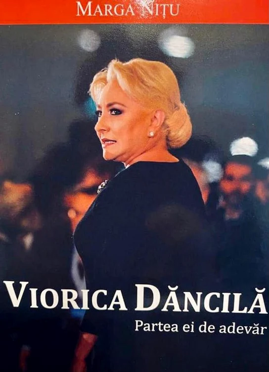 Coperta cărții pe care o lansează Viorica Dăncilă 