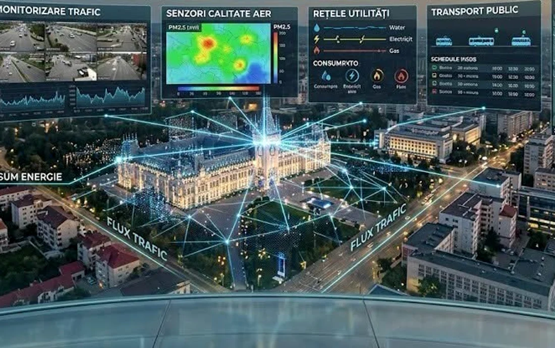 Digital Twin Iași. FOTO FB Primăria Iași