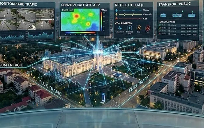 Digital Twin Iași. FOTO FB Primăria Iași