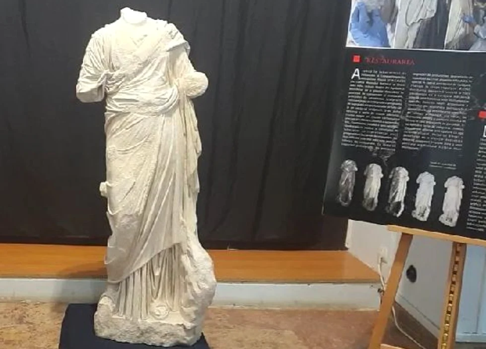 Statuia este expusă la muzeul din Alba Iulia FOTO Muzeul Unirii
