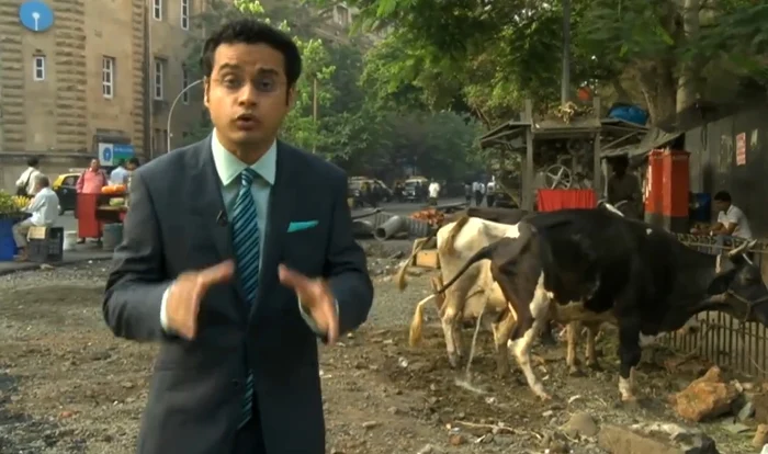 
    Mihai Gâdea la coada vacii? Nici pe departe. Dar asemănarea e senzaţionalăcaptură video  