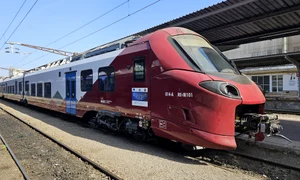 Primul tren electric nou Coradia Stream intră în circulație pe ruta București - Brașov FOTO ARF
