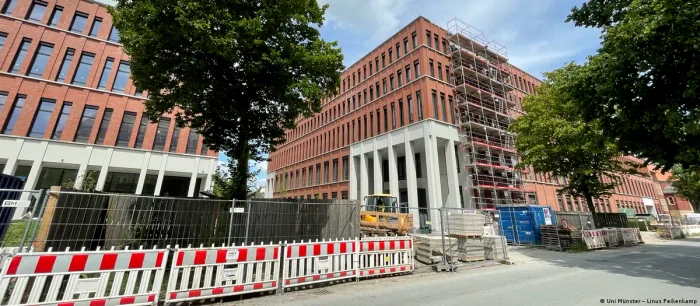 Campusul Religiilor din cadrul Universităţii Münster se află încă în faza de construcţie