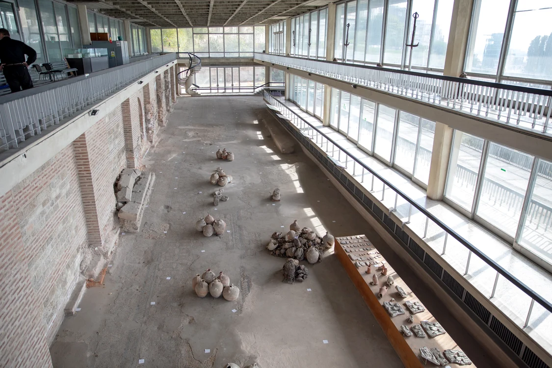 Edificiul roman cu mozaic FOTO: Consiliul Județean Constanța