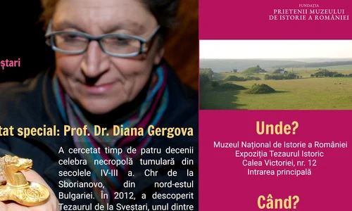 Conferință publică în cadrul expoziției „Tezaurul de la Sveștari. Din aurul tracilor sud-dunăreni”