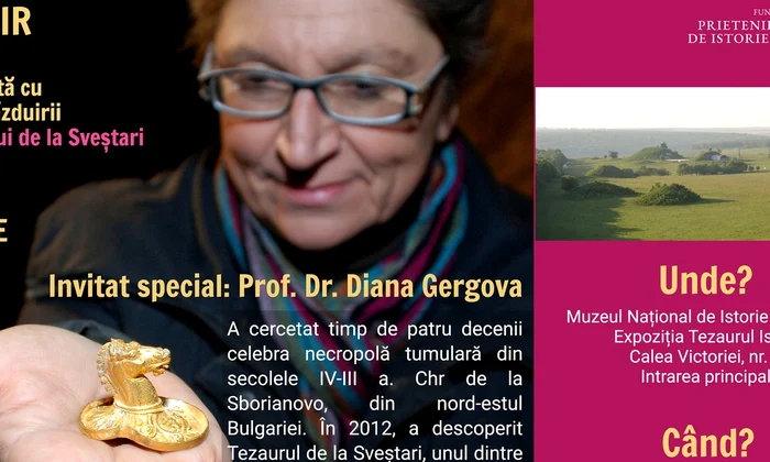 Conferință publică în cadrul expoziției „Tezaurul de la Sveștari. Din aurul tracilor sud-dunăreni”