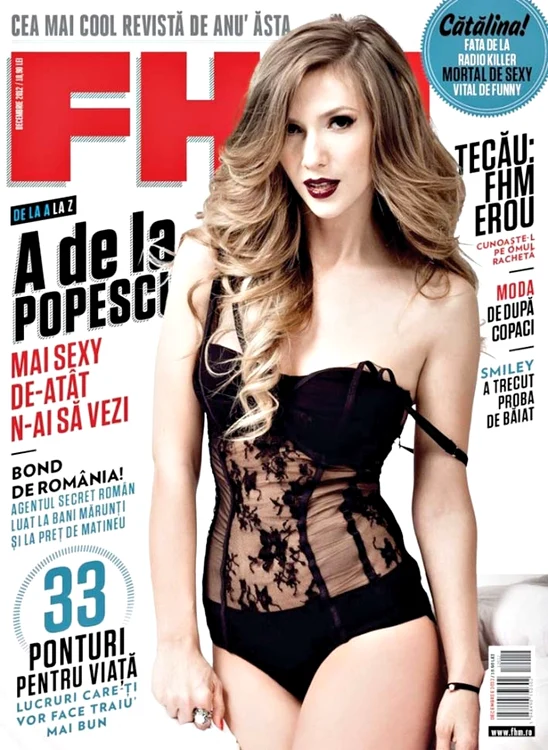 Adela a pozat sexy pentru numărul din decembrie al revistei FHM (Foto: FHM)